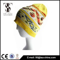 Lastest design inverno quente unissex cliente jacquard cabo-knit chapéu gorro de malha